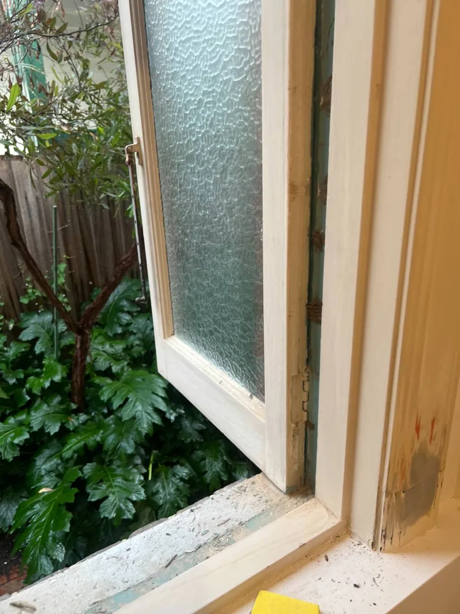 Painted window and timber trim, a general Liam Painting project example